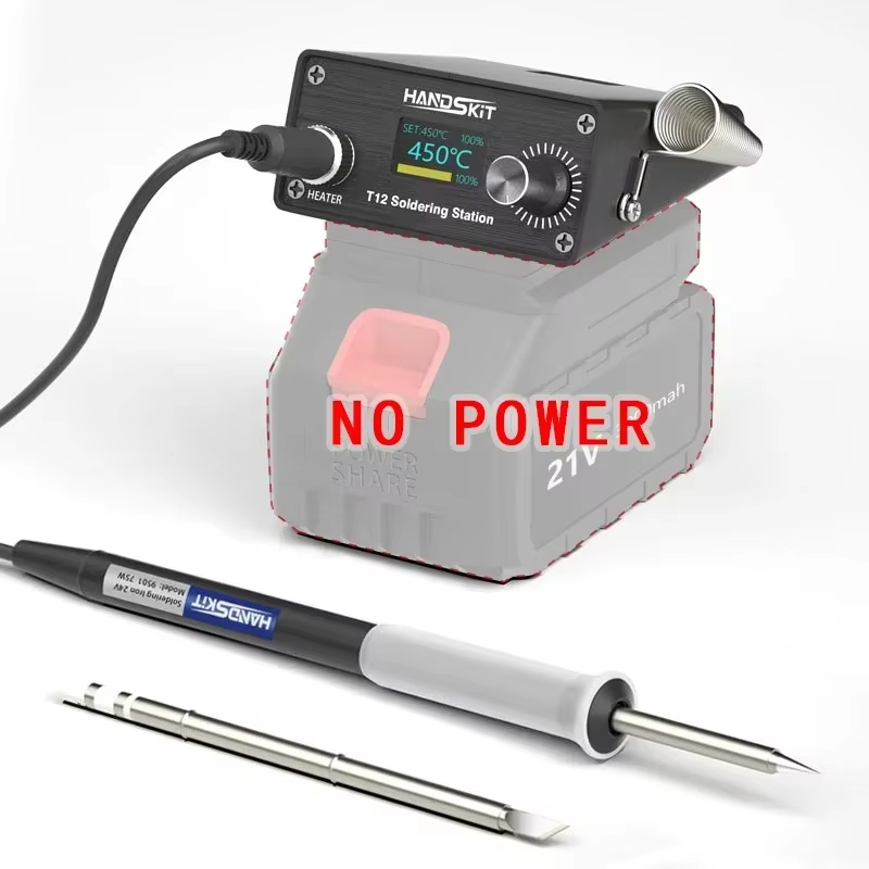 Electronics Repair Tool Kit - Stasiun solder Digital T12 dengan kontrol