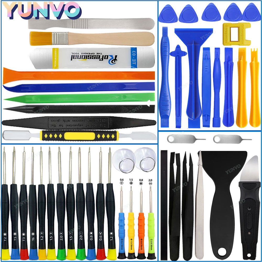 Electronics Repair Tool Kit - 10-48Pcs Set Obeng Magnetik Presisi Profesional