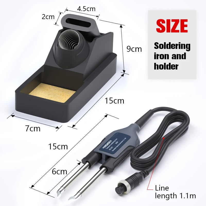 Electronics Repair Tool Kit - T12 Pegangan Pinset Stasiun Solder untuk