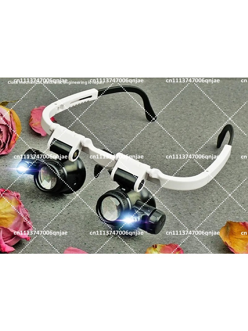 Electronics Repair Glasses - Kacamata Pembesar 23x dengan Lampu untuk