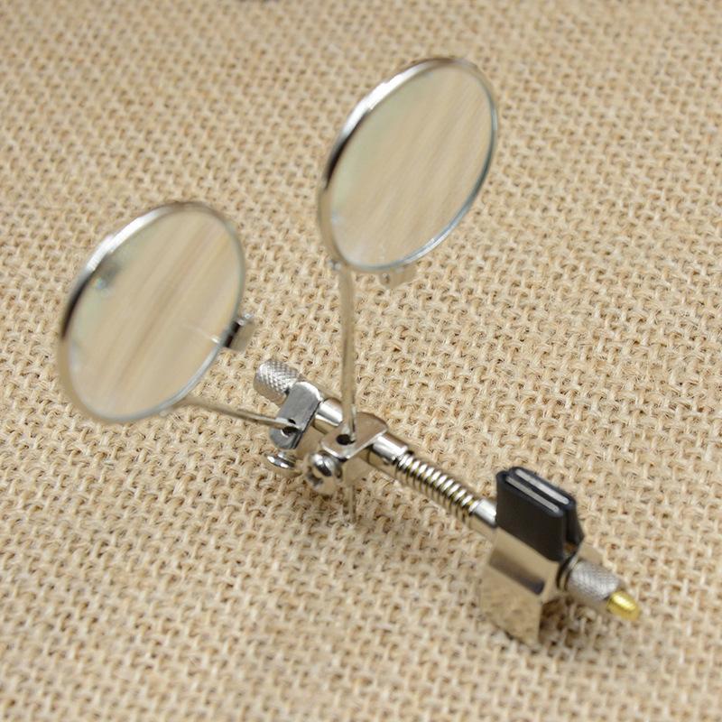 Electronics Repair Glasses - Kaca Pembesar 5x/10x 2 Lensa Kacamata