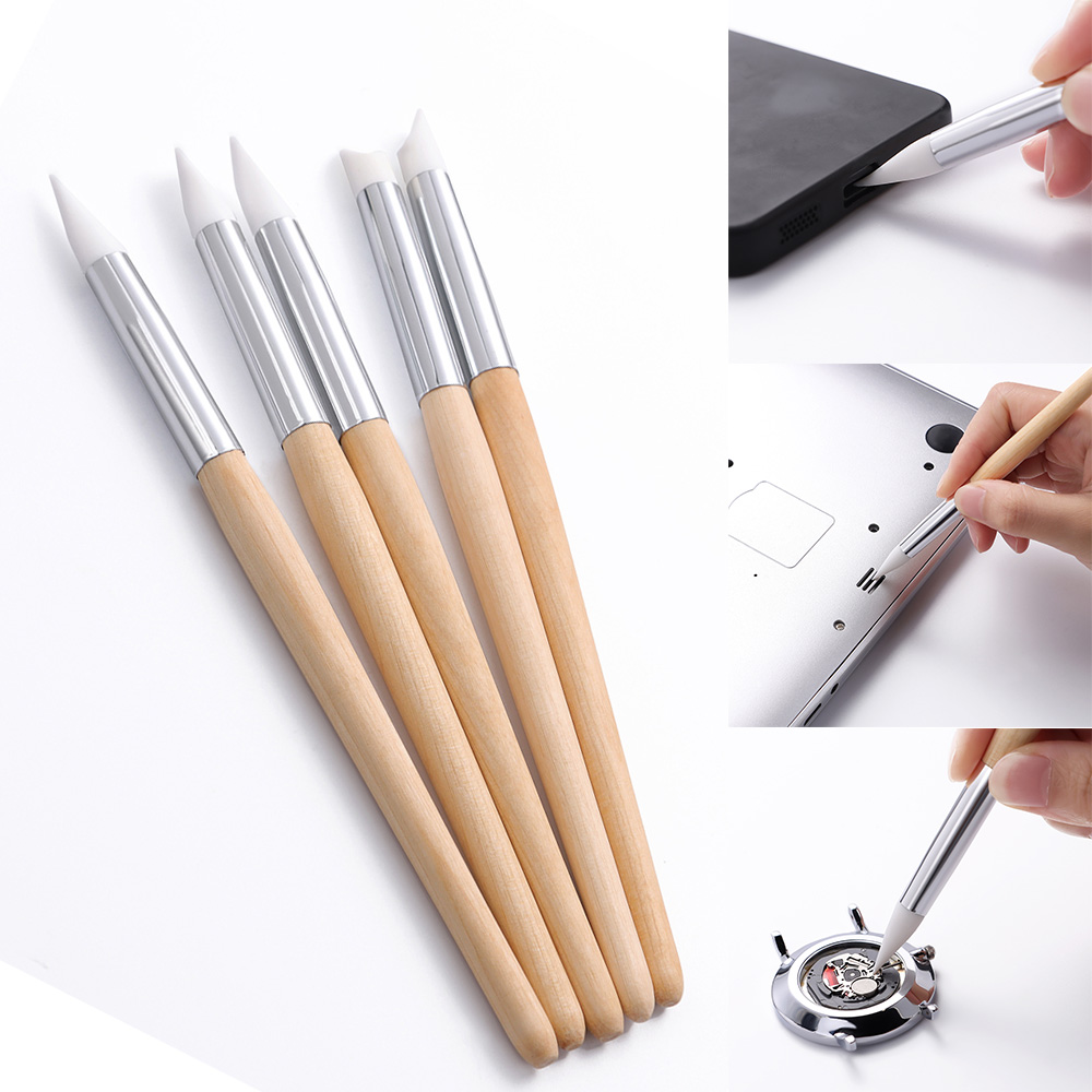 Electronics Repair Tool Kit - 5 Buah Sikat Pembersih Gerakan Jam