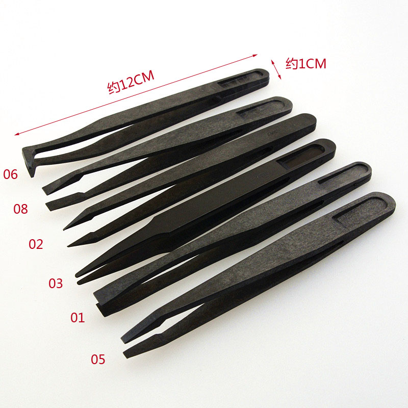 Kit Pinset Serat Karbon Anti-S - Electronics Repair Tool Kit ulasan dan harga