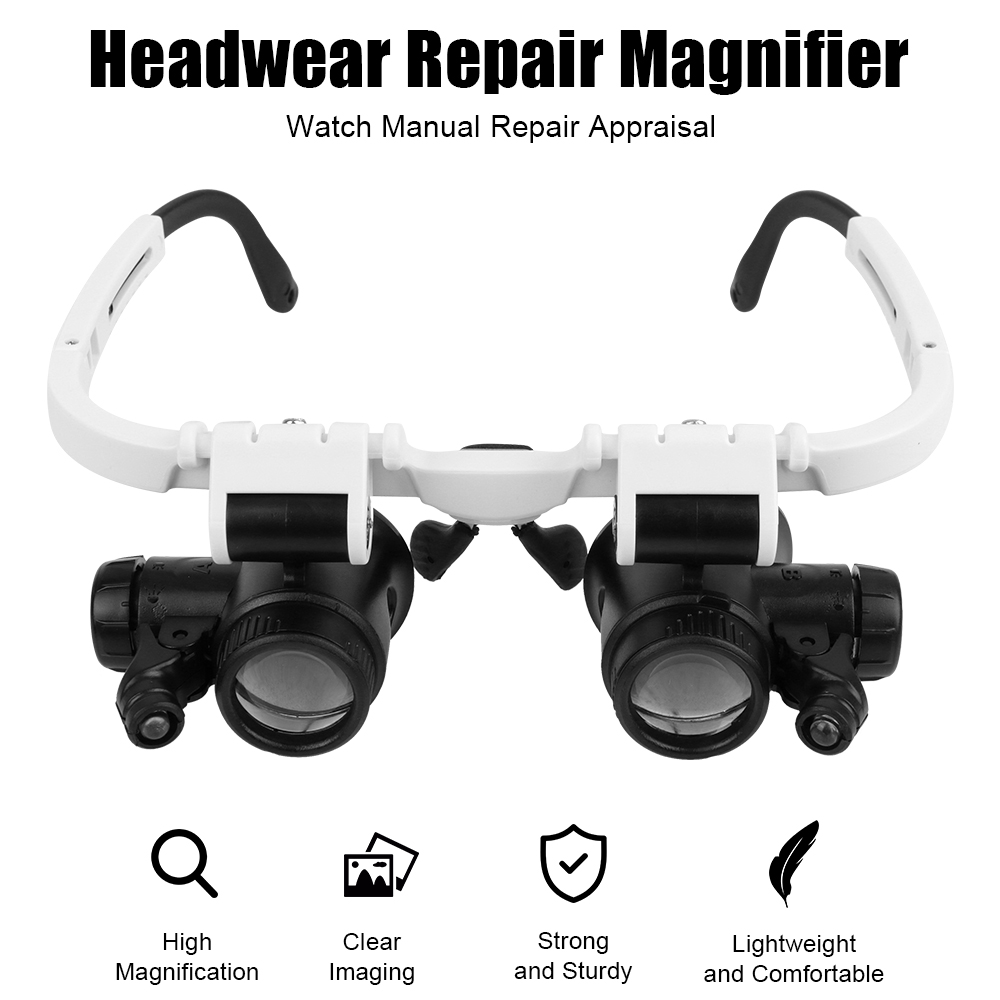 Kaca pembesar pemasangan kepal - Electronics Repair Glasses ulasan dan harga