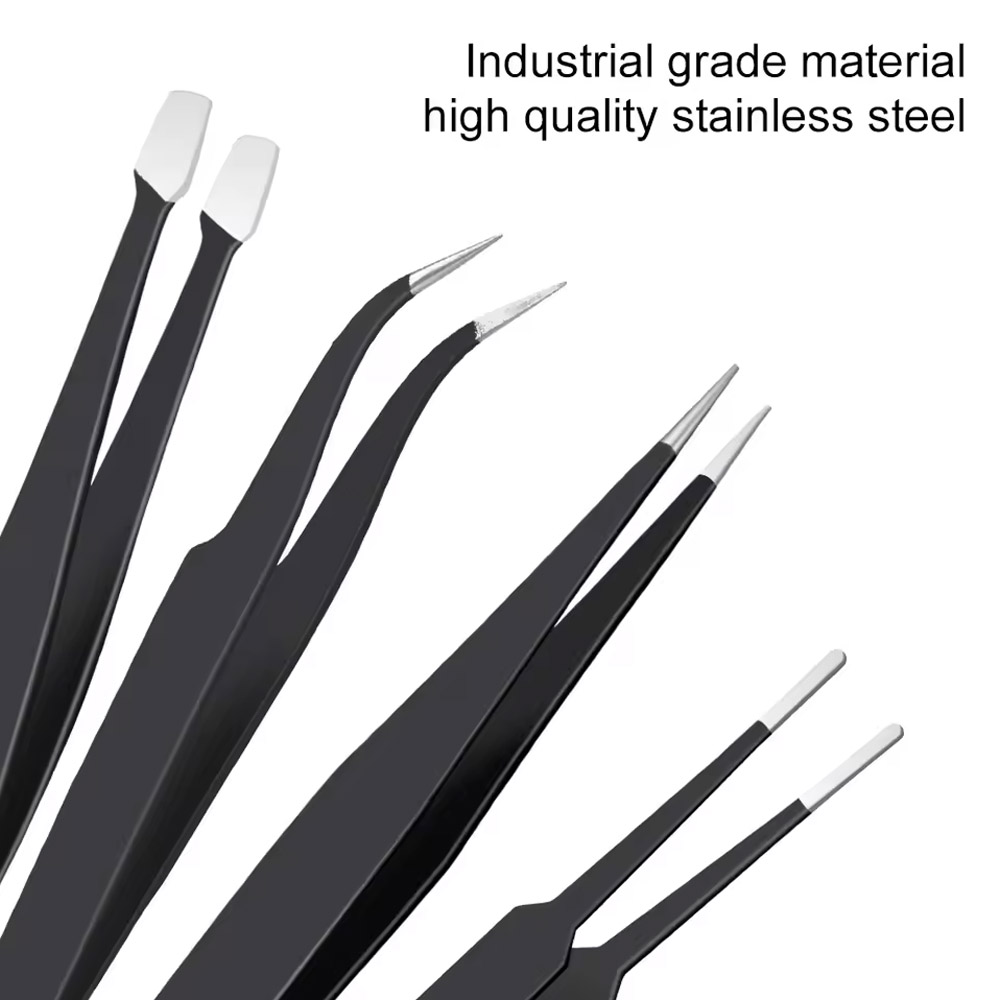 10 Buah/Set Pinset Lengkung &  - Electronics Repair Tool Kit ulasan dan harga