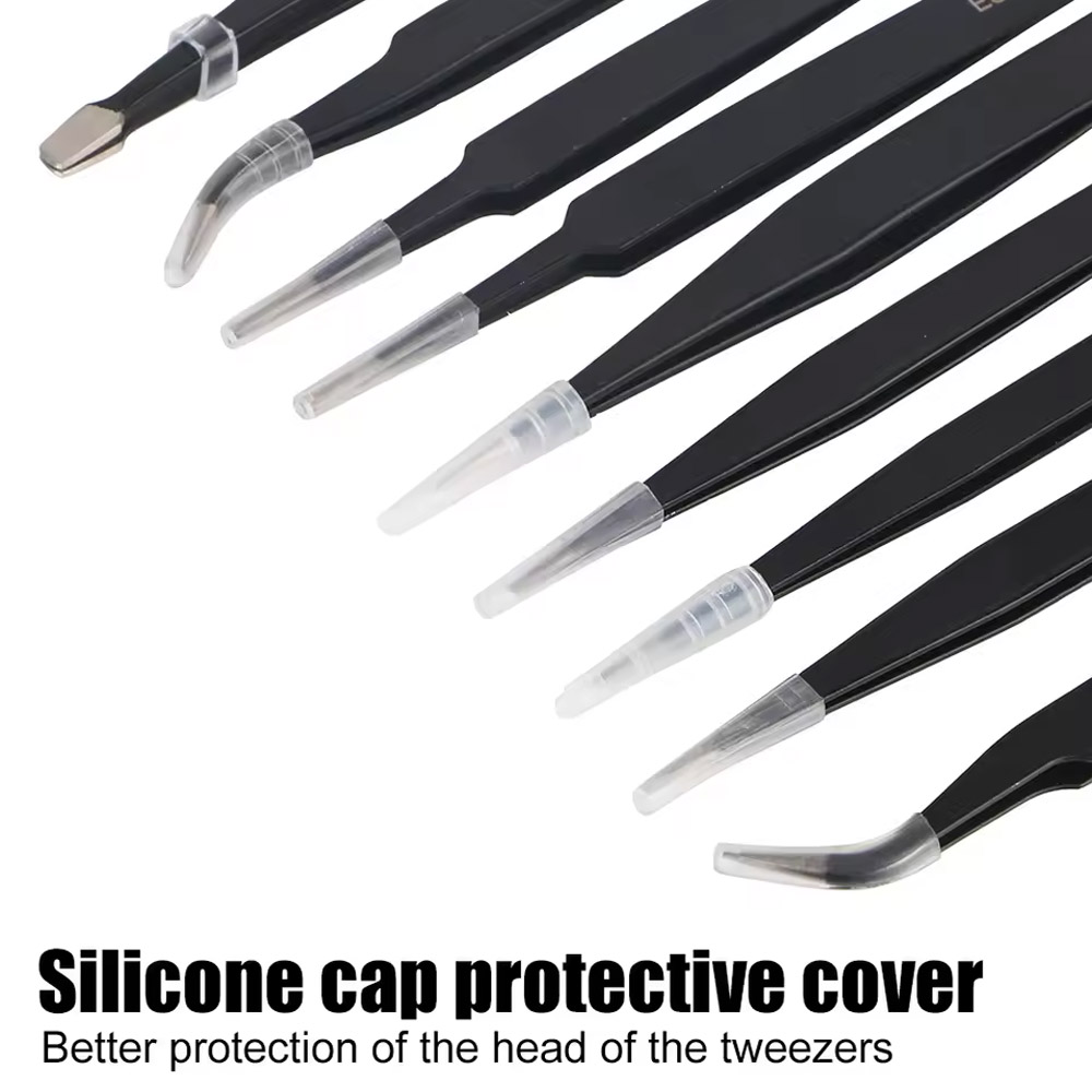 10 Buah/Set Pinset Lengkung &  - Electronics Repair Tool Kit ulasan dan harga