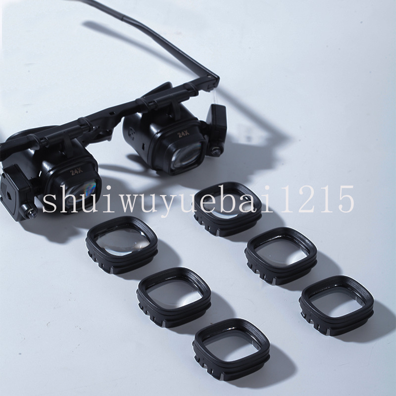 Kaca pembesar portabel 24x den - Electronics Repair Glasses ulasan dan harga