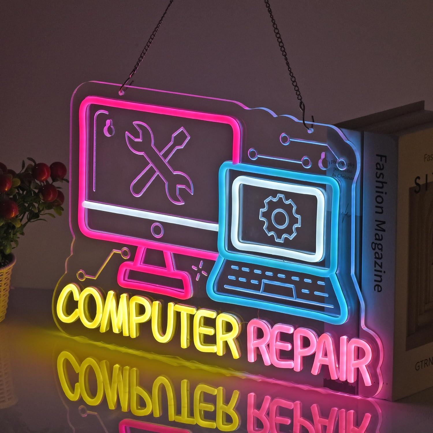 Lampu LED USB Neon Sign Perbai - Electronics Repair Store ulasan dan harga