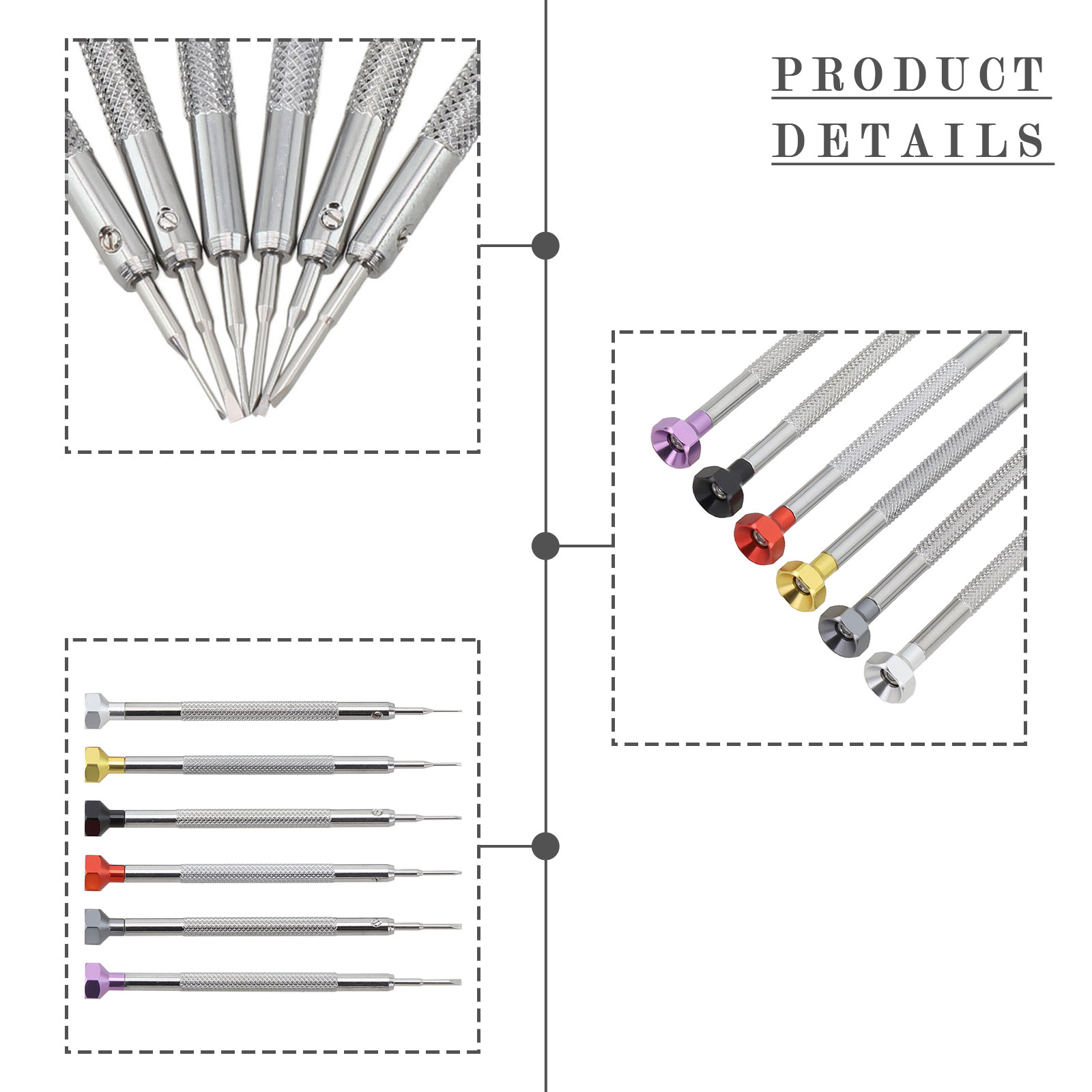 6 Buah Set Obeng Berwarna 0.6/ - Electronics Repair Glasses ulasan dan harga
