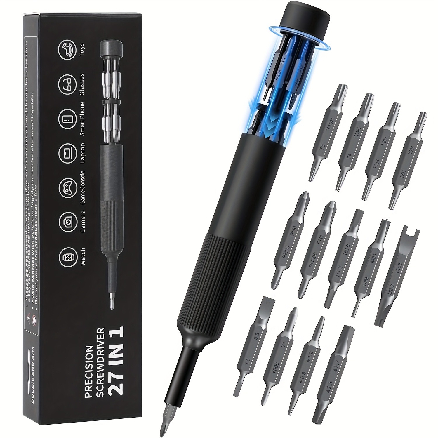 Set obeng presisi 27 in 1, coc - Electronics Repair Glasses ulasan dan harga